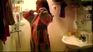 Classic Chinese Flight Attendant 涵阳 Han Yang - Shower Creampie